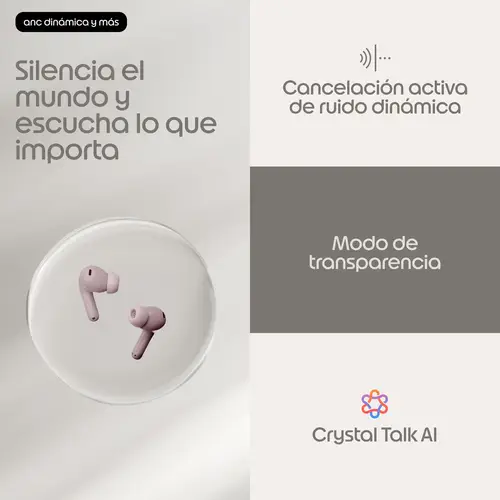 Moto Buds 2 Auriculares Inalámbrico Dentro de oído Llamadas/Música Bluetooth Violeta - Imagen 15