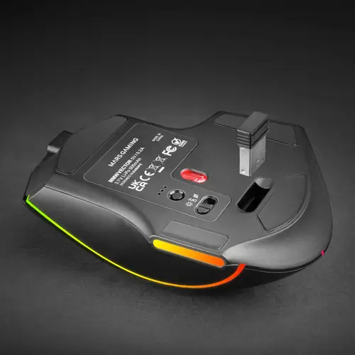 MMWVECTOR ratón Juego mano derecha RF Wireless + Bluetooth + USB Type-A Óptico 12000 DPI - Imagen 7