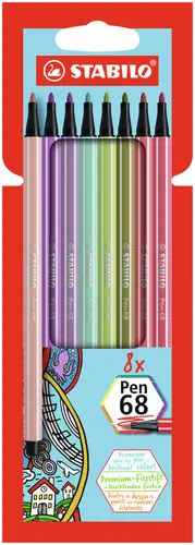 Pen 68 rotulador Colores surtidos 8 pieza(s) - Imagen 1