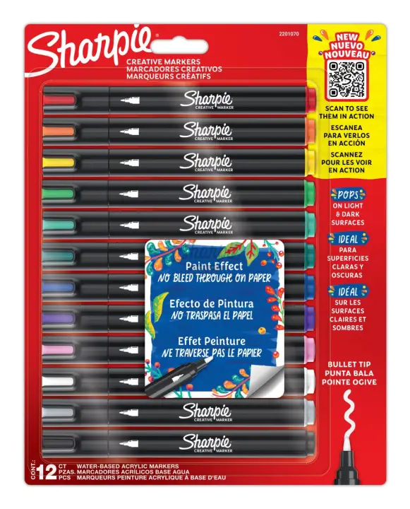 Establece marcadores ACRÍLICOS creativos - 12 piezas