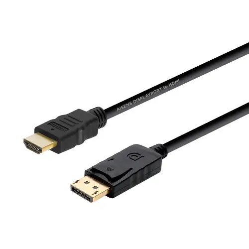 CABLE CONVERSOR DISPLAYPORT A HDMI, DP/M-HDMI/M, NEGRO, 2.0M - Imagen 1