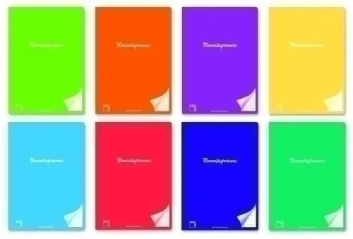 LIBRETA NOVENTAGRAMOS A4 48h. CD.4 TURQU - Pack de 6 unidades
