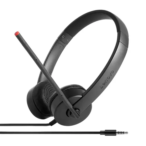 Stereo Analog Auriculares Alámbrico Diadema Oficina/Centro de llamadas Negro - Imagen 1