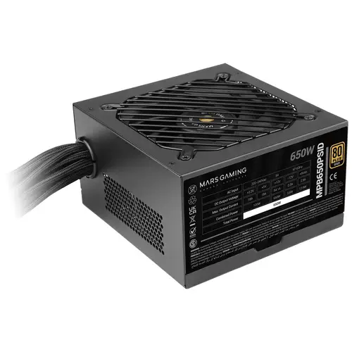 MPB650PSID unidad de fuente de alimentación 650 W Negro - Imagen 4