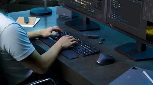 920-011610 teclado Ratón incluido Oficina RF Wireless + Bluetooth QWERTY Español Grafito - Imagen 7