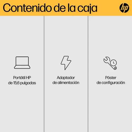 15-fc0129ns AMD Ryzen 7 7730U Portátil 39,6 cm (15.6") Full HD 8 GB DDR4-SDRAM 512 GB SSD Wi-Fi 6 (802.11ax) Windows 11 Home Plata - Imagen 6