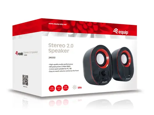 245332 altavoz Negro, Rojo Alámbrico 3 W - Imagen 6