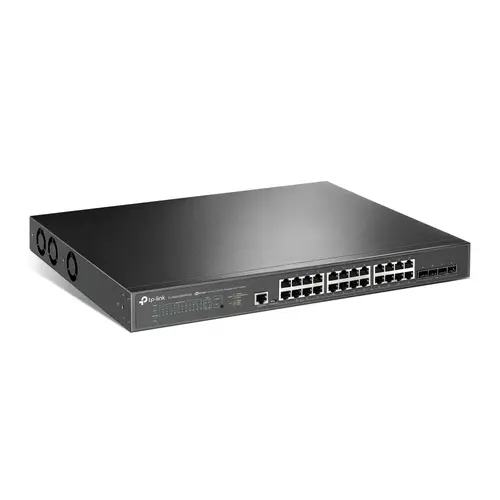 JetStream TL-SG3428XPP-M2 switch Gestionado L2+ 2.5G Ethernet (100/1000/2500) Energía sobre Ethernet (PoE) 1U Negro - Imagen 2