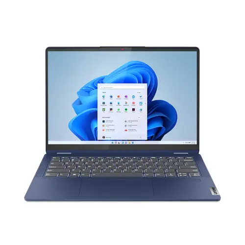 IdeaPad Flex 5 14ABR8 AMD Ryzen 7 5825U Híbrido (2-en-1) 35,6 cm (14") Pantalla táctil WUXGA 16 GB LPDDR4x-SDRAM 512 GB SSD Wi-Fi 6 (802.11ax) Windows 11 Home Español Azul - Imagen 1