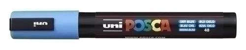 ROTUL.UNI-POSCA PC-5M  AZUL CIELO