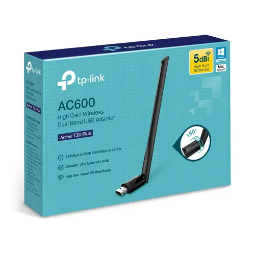 Archer T2U Plus Interno WLAN 600 Mbit/s - Imagen 4