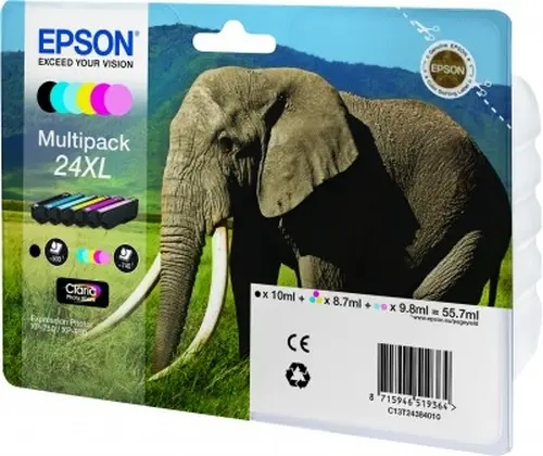 Elephant Multipack 24XL 6 colores - Imagen 1