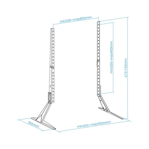 Soporte de mesa para pantallas 23-75 - Imagen 2