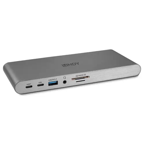 43349 base para portátil y replicador de puertos Alámbrico USB 3.2 Gen 1 (3.1 Gen 1) Type-C Plata - Imagen 1