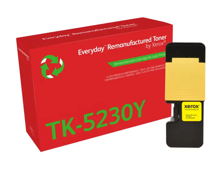 Remanufacturado Everyday Tóner Everyday Amarillo remanufacturado de Xerox es compatible con Kyocera TK-5230Y, Capacidad estándar