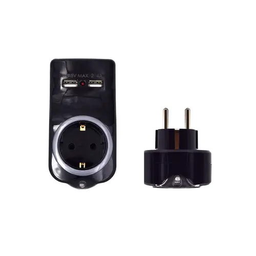 WY13031 cargador de dispositivo móvil Smartphone, Tableta Negro Corriente alterna Interior - Imagen 2
