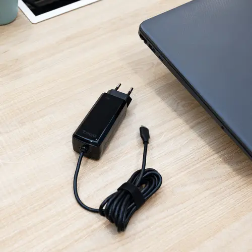Cargador de portátil GAN USB-C PD 45W, Negro - Imagen 4