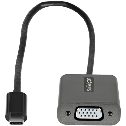 Adaptador USB C a VGA - Convertidor de Vídeo USB Tipo C a VGA de 1080p - Dongle USB-C Compatible con Thunderbolt 3 - Cable de 30cm - Versión Mejorada de CDP2VGA - Imagen 2