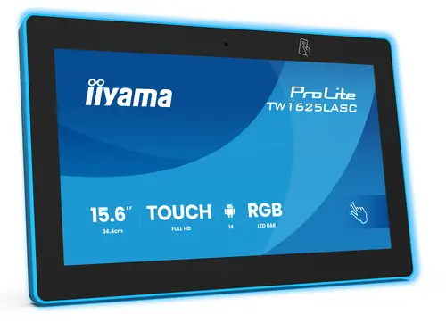 TW1625LASC-B3PNR pantalla para sala de reuniones 39,6 cm (15.6") 1920 x 1080 Pixeles LED Wi-Fi 6 (802.11ax), Wi-Fi 5 (802.11ac), Wi-Fi 4 (802.11n), 802.11g, 802.11a, 802.11b Negro Bluetooth - Imagen 1
