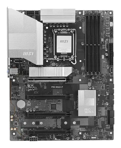 PRO B860-P placa base Intel B860 LGA 1851 (Socket V1) ATX - Imagen 2