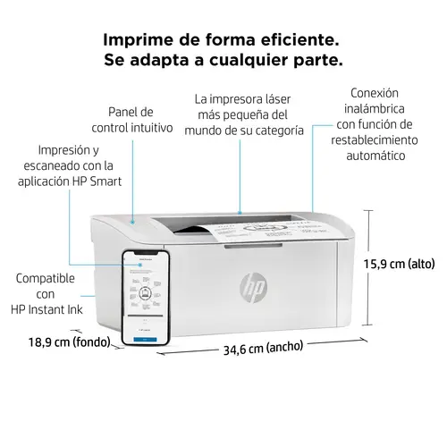 LaserJet Impresora M110w - Imagen 9