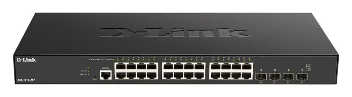 DXS-1210-28T switch Gestionado L2/L3 10G Ethernet (100/1000/10000) 1U Negro