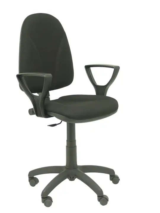 Silla Algarra bali negra brazos fijos