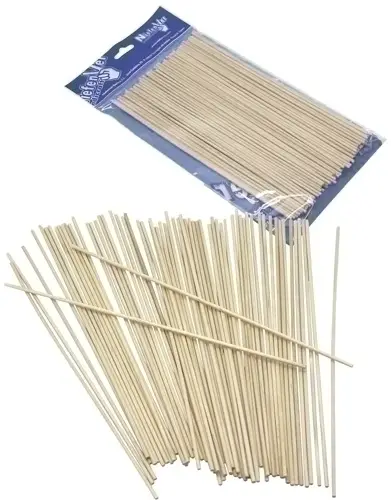 PALILLOS REDONDOS NIEF. SIN PUNTA 20CM B