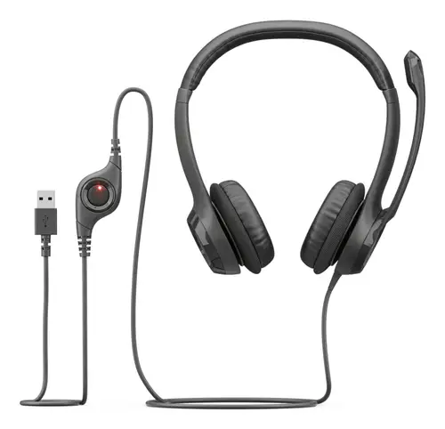 H390 USB Auriculares Alámbrico Diadema Llamadas/Música USB tipo A Negro - Imagen 5