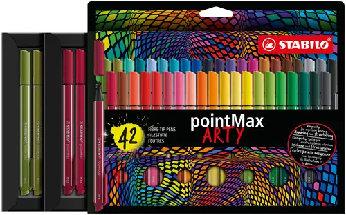 pointMax ARTY rotulador de punta fina Medio Multicolor 42 pieza(s) - Imagen 2