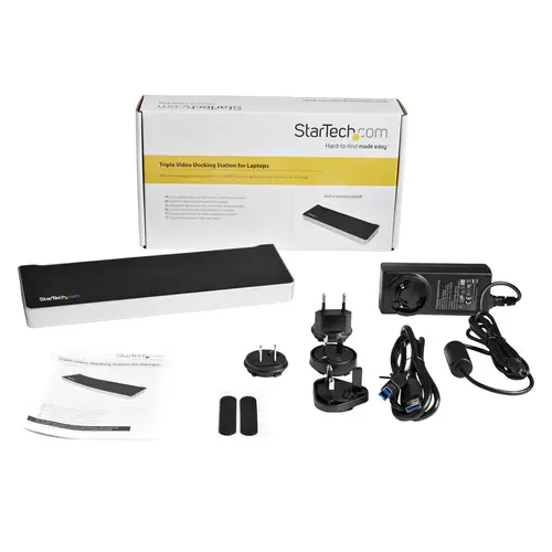 Docking Station USB 3.0 2x DisplayPort y HDMI 4K para 3 Monitores - Hub 5x USB-A (1x Fast Charge) - Audio de 3,5mm - Red GbE - Replicador de Puertos USB-A - Mac y Windows - Imagen 6