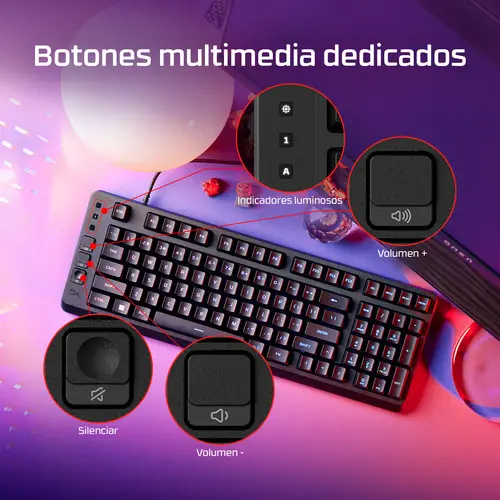 Eve 1800: teclado gaming - Imagen 5