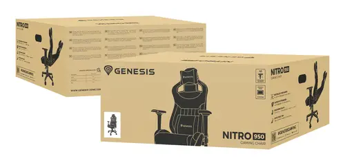 Nitro 950 Silla para videojuegos de PC Asiento acolchado Negro - Imagen 15
