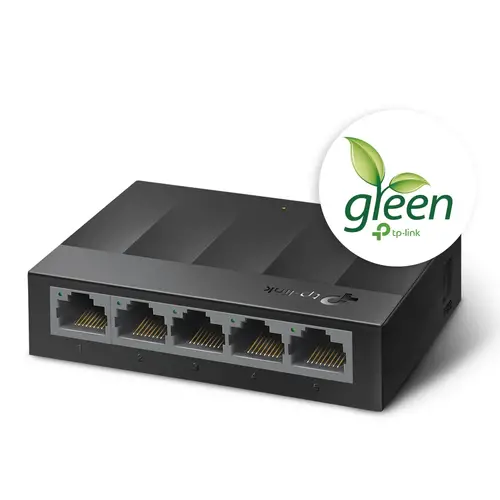 LS1005G switch No administrado Gigabit Ethernet (10/100/1000) Negro - Imagen 2