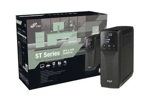ST 1200 sistema de alimentación ininterrumpida (UPS) Línea interactiva 1,2 kVA 720 W 4 salidas AC - Imagen 1