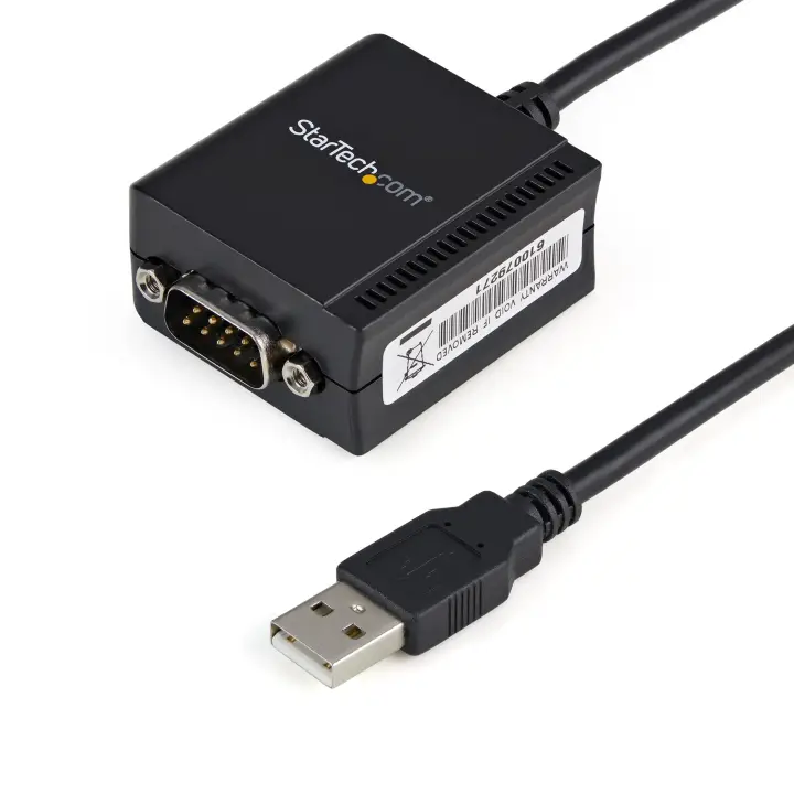 Cable 1,8m USB a Puerto Serie Serial RS232 DB9 con Retención del..