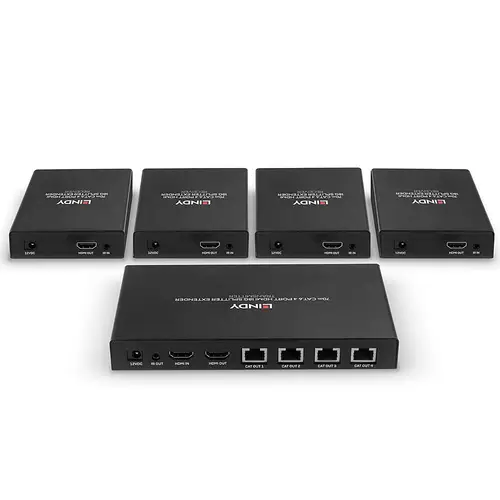 38262 extensor audio/video Transmisor y receptor de señales AV Negro - Imagen 4