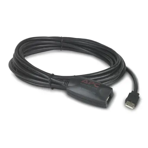 NetBotz USB Latching Repeater Cable, LSZH - 5m cable USB 5,00 m USB A Negro - Imagen 1