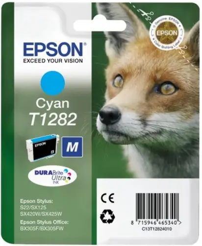 Fox Singlepack Cyan T1282 DURABrite Ultra Ink - Imagen 2