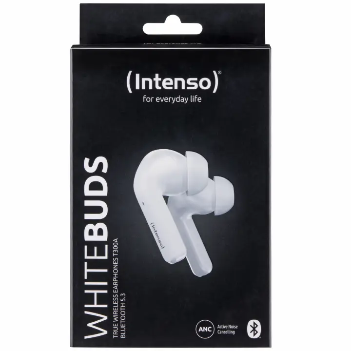White Buds T302A Auriculares True Wireless Stereo (TWS) Dentro de oído Llamadas/Música/Deporte/Uso diario USB Tipo C Bluetooth Blanco