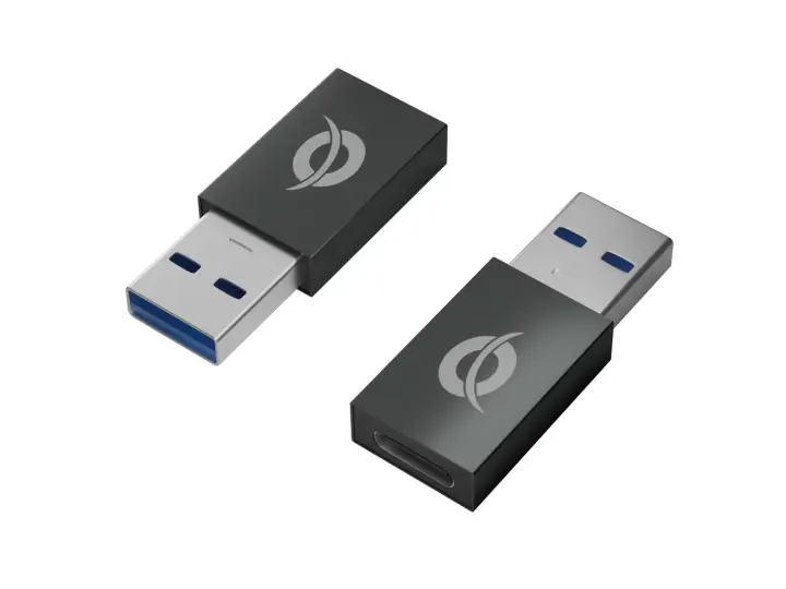 DONN10G cambiador de género para cable USB A USB C Negro