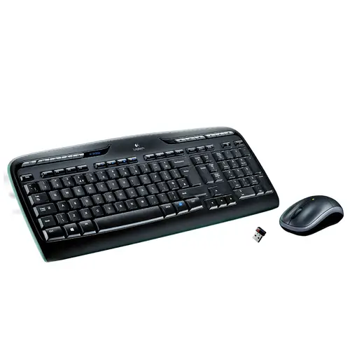 Wireless Combo MK330 teclado Ratón incluido USB QWERTY Español Negro, Gris - Imagen 1
