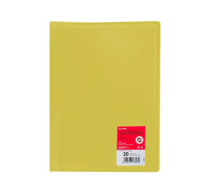CARP. 20F POLIPLAS GRAFOPLAS A4 PP AMARIL 01321260