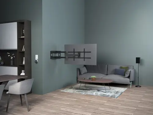 Soporte de pared para TV de movimiento completo con brazo largo de 43"-80 - Imagen 6