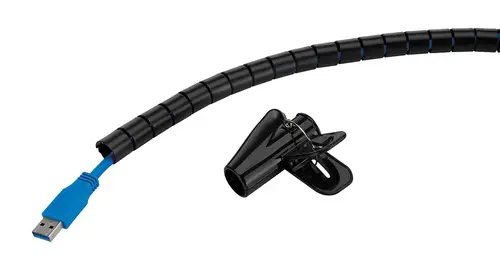ADS06-140BL Organizador para cables - para 1-3 cables - universal - Imagen 1