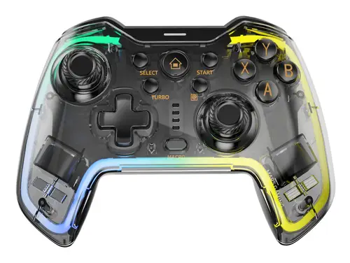 MGP-BT2 Negro, Transparente Bluetooth/USB Gamepad Analógico/Digital Android, Nintendo Switch, Nintendo Switch 2, Nintendo Switch Lite, Nintendo Switch OLED, PlayStation 4, Playstation 3 - Imagen 5