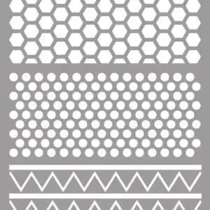 LA PAJARITA STENCIL ST-14 PLANTILLA DECORATIVA MODELO TEXTURES