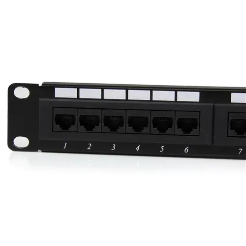 Panel de Parcheo 1U Cat6 110 con 24 Puertos para Montaje en Rack - Imagen 2
