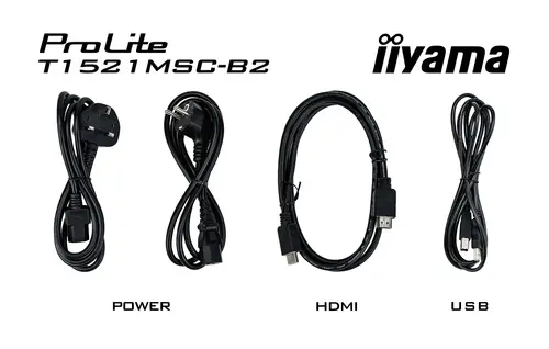 ProLite T1521MSC-B2 pantalla para PC 38,1 cm (15") 1024 x 768 Pixeles XGA LED Pantalla táctil Mesa Negro - Imagen 16