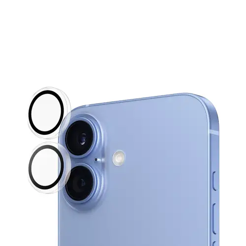 ® Hoops® Transparent Camera Lens Protector iPhone 16 | 16 Plus Protector de pantalla Apple 1 pieza(s) - Imagen 1